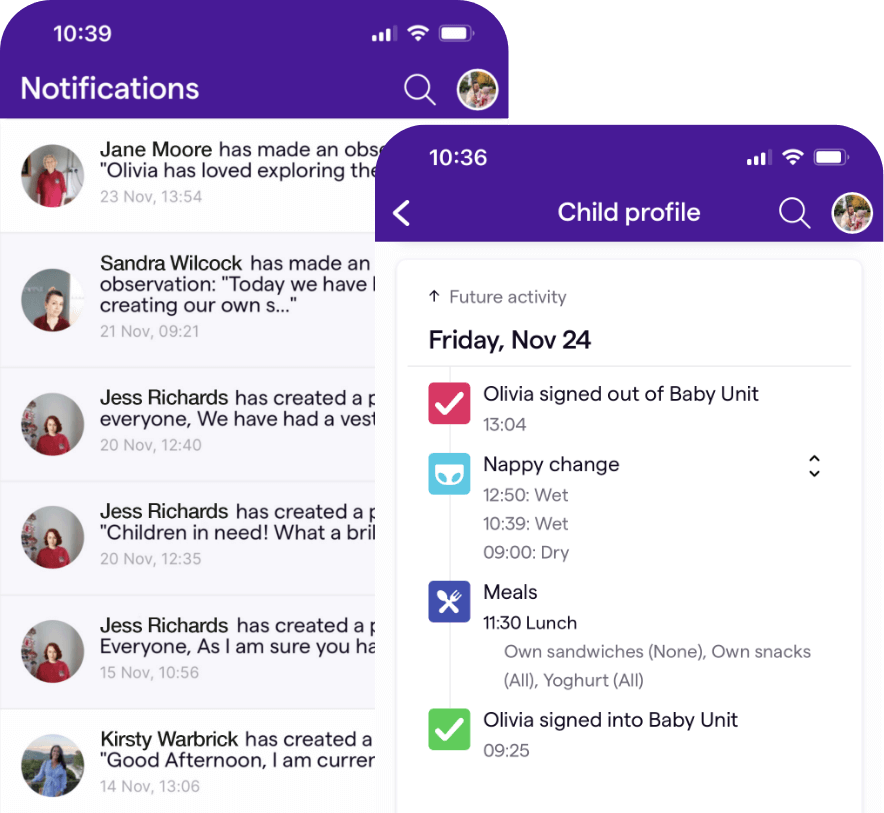 Famly App Screenshots