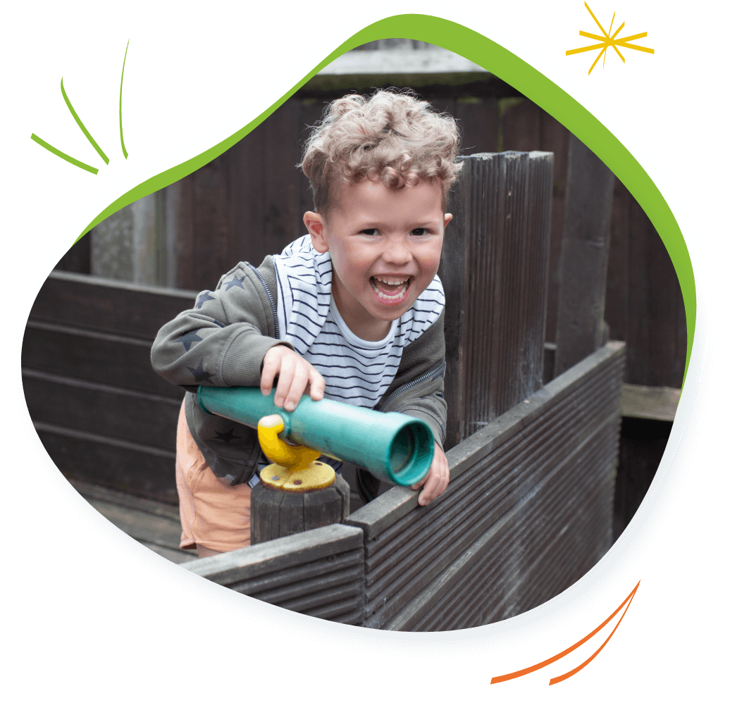 Great Outdoors Child on the pirate Ship
