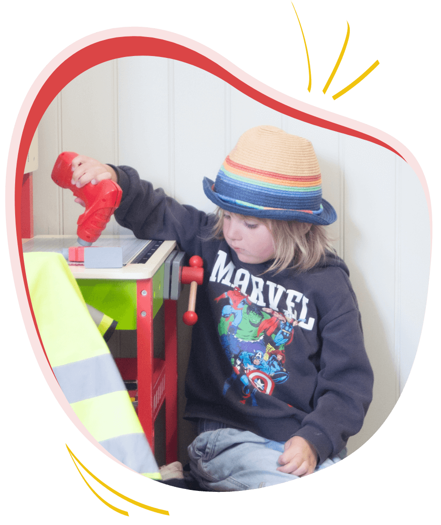 child playing at Ragamuffins